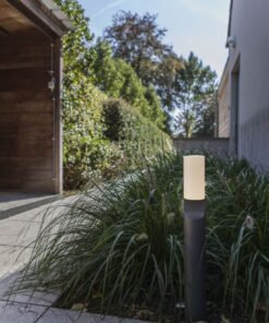 Lutec Bati Κολωνάκι Κήπου Post Σκούρο Γκρι LED 1100lm 4000K IP44 – 7188601125