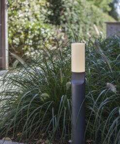 Lutec Bati Κολωνάκι Κήπου Post Σκούρο Γκρι LED 1100lm 4000K IP44 – 7188601125