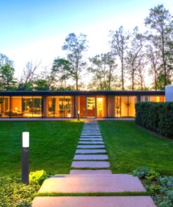 Lutec Bati Κολωνάκι Κήπου Post Σκούρο Γκρι LED 1100lm 4000K IP44 – 7188601125