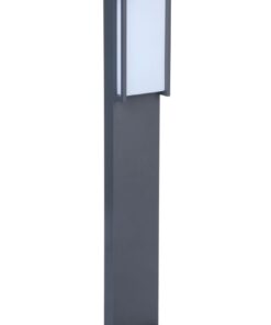 Lutec Pano Κολωνάκι κήπου Bollard Σκούρο Γκρι Χρώμα LED 1200lm 3000Κ 17,3W IP54 – 7289001118