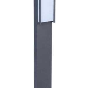 Lutec Pano Κολωνάκι κήπου Bollard Σκούρο Γκρι Χρώμα LED 1200lm 3000Κ 17,3W IP54 – 7289001118