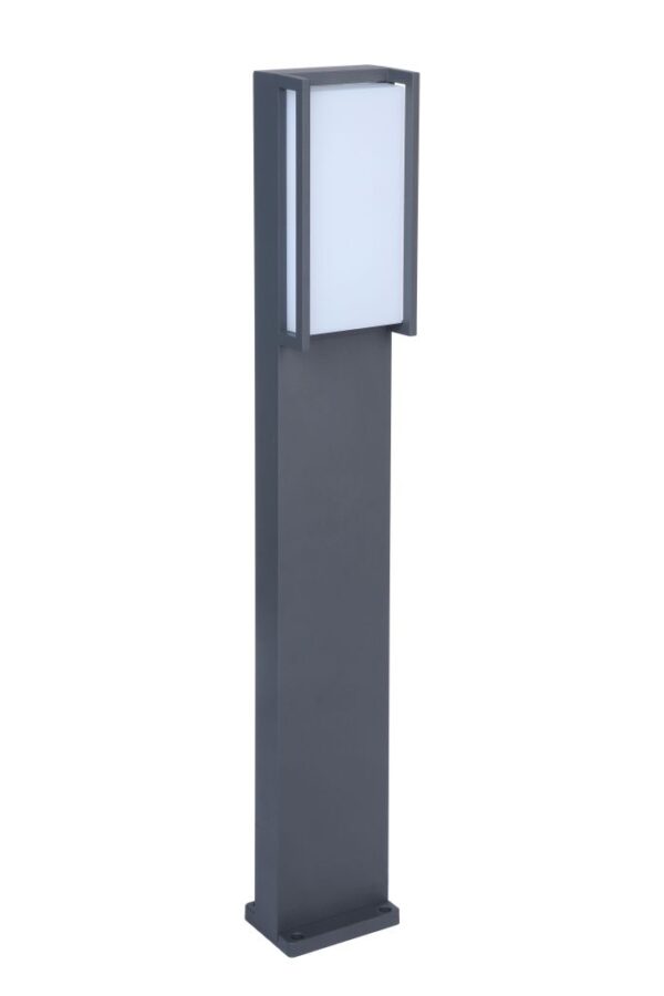 Lutec Pano Κολωνάκι κήπου Bollard Σκούρο Γκρι Χρώμα LED 1200lm 3000Κ 17,3W IP54 – 7289001118