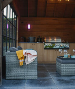 Lutec Qubo Κολωνάκι Κήπου Led Bollard Απομακρυσμένο έλεγχο Connect Σκούρο Γκρι LED 1200lm 2700-6500K&RGB IP54 – 7193003118