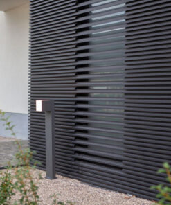 Lutec Cuba Κολωνάκι Κήπου Led Bollard Περιστρεφόμενο Σκούρο Γκρι LED 600lm 3000K IP54 – 7193802118