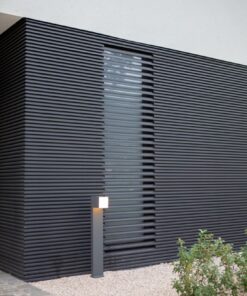 Lutec Cuba Κολωνάκι Κήπου Led Bollard Περιστρεφόμενο Σκούρο Γκρι LED 600lm 3000K IP54 – 7193802118