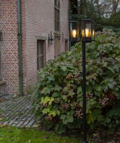 Lutec Pine Κολώνα Εξωτερικού Χώρου Big Post E27 Μαύρου Χρώματος IP44 – 7196603012