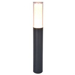 Lutec Dropa Κολωνάκι Κήπου Led Bollard με απομακρυσμένη Λειτουργία Connect Σκούρο Γκρι Χρώμα LED 500lm 2700-6500K&RGB IP44 – 7200501118