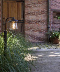 Lutec Cate Φωτιστικό κολωνάκι Κήπου E27 Μαύρο Χρώμα IP44 – 7264210213