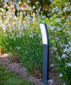 Lutec Kira Κολωνάκι Κήπου Bollard Σκούρο Γκρι Χρώμα 4000K LED 1200lm 4000K IP54 – 7288902118