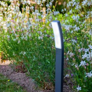 Lutec Kira Κολωνάκι Κήπου Bollard Σκούρο Γκρι Χρώμα 4000K LED 1200lm 4000K IP54 – 7288902118