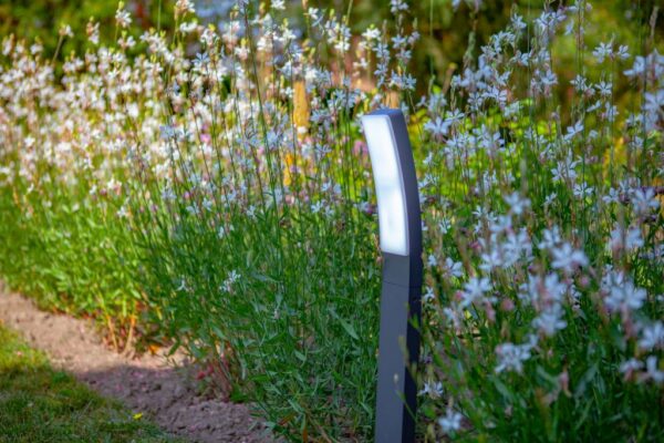 Lutec Kira Κολωνάκι Κήπου Bollard Σκούρο Γκρι Χρώμα 4000K LED 1200lm 4000K IP54 – 7288902118