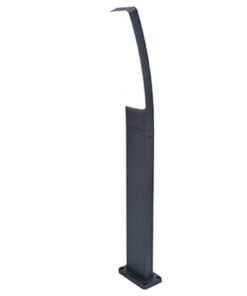 Lutec Kira Κολωνάκι Κήπου Led Bollard Σκούρο Γκρι LED Dimmable 1200lm 2700-6500K IP54 – 7288906118