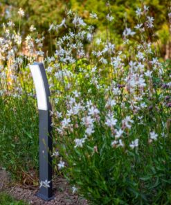 Lutec Kira Κολωνάκι Κήπου Led Bollard Σκούρο Γκρι LED Dimmable 1200lm 2700-6500K IP54 – 7288906118