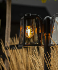 Lutec Fia Κολώνα Κήπου Εξωτερικού Χώρου Big Post E27 Μαύρο E27 IP44 – 7290903012