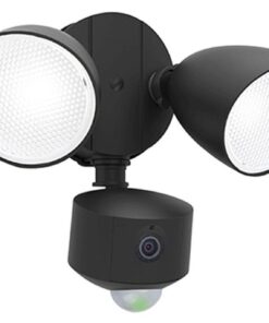 Lutec Draco Επιτοίχιο Φωτιστικό Εξωτερικού Χώρου Με Camera Με Ανιχνευτή Κίνησης με ενδοεπικοινωνία Μαύρο Χρώμα απομακρυσμένη ρύθμιση LED Dimmable 1200lm 5000K IP44 – 7622220012