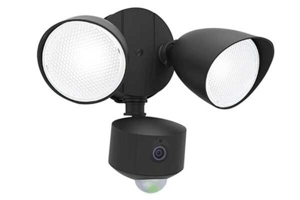 Lutec Draco Επιτοίχιο Φωτιστικό Εξωτερικού Χώρου Με Camera Με Ανιχνευτή Κίνησης με ενδοεπικοινωνία Μαύρο Χρώμα απομακρυσμένη ρύθμιση LED Dimmable 1200lm 5000K IP44 – 7622220012