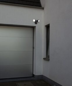 Lutec Draco Επιτοίχιο Φωτιστικό Εξωτερικού Χώρου Με Camera Με Ανιχνευτή Κίνησης με ενδοεπικοινωνία Μαύρο Χρώμα απομακρυσμένη ρύθμιση LED Dimmable 1200lm 5000K IP44 – 7622220012