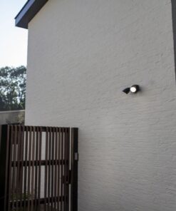 Lutec Shrimp Επιτοίχιο Φωτιστικό Εξωτερικού Χώρου Μαύρο LED 23,5W 1700lm 4000K IP54 – 7622221012