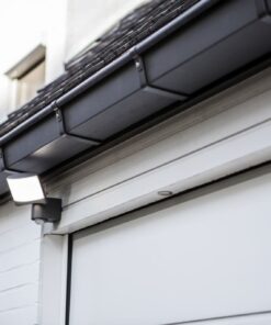 Lutec Sunshine Επιτοίχιο Φωτιστικό Εξωτερικού Χώρου Με Ανιχνευτή Κίνησης Σκούρο Γκρι LED 800lm 5000K IP44 – 7625701345