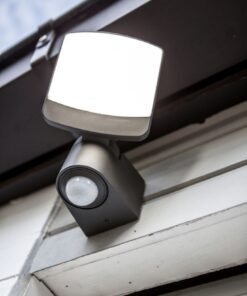 Lutec Sunshine Επιτοίχιο Φωτιστικό Εξωτερικού Χώρου Με Ανιχνευτή Κίνησης Σκούρο Γκρι LED 800lm 5000K IP44 – 7625701345