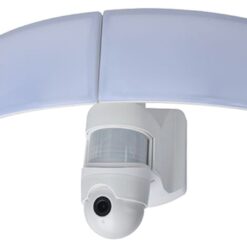 Lutec Libra Επιτοίχιο Φωτιστικό Εξωτερικού Χώρου Led Φωτιστικό Τοίχου Camera Με Ανιχνευτή Κίνησης Λευκό Connect LED Dimmable 3000lm 5000K IP44 – 7632406053