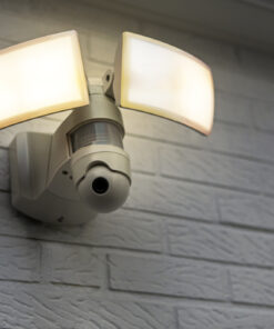 Lutec Libra Επιτοίχιο Φωτιστικό Εξωτερικού Χώρου Led Φωτιστικό Τοίχου Camera Με Ανιχνευτή Κίνησης Λευκό Connect LED Dimmable 3000lm 5000K IP44 – 7632406053