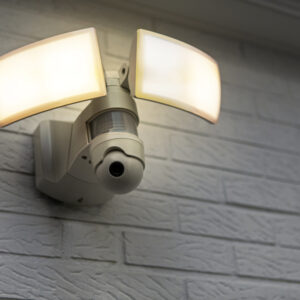 Lutec Libra Επιτοίχιο Φωτιστικό Εξωτερικού Χώρου Led Φωτιστικό Τοίχου Camera Με Ανιχνευτή Κίνησης Λευκό Connect LED Dimmable 3000lm 5000K IP44 – 7632406053