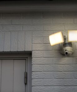 Lutec Libra Επιτοίχιο Φωτιστικό Εξωτερικού Χώρου Led Φωτιστικό Τοίχου Camera Με Ανιχνευτή Κίνησης Λευκό Connect LED Dimmable 3000lm 5000K IP44 – 7632406053