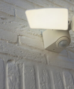 Lutec Artica Φωτιστικό Τοίχου Εξωτερικού Χώρου Με Ανιχνευτή Κίνησης Λευκού Χρώματος Connect LED Dimmable 1300lm 2700-6500K IP44 – 7635605331