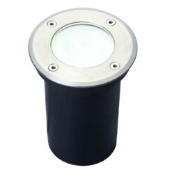 Lutec Berlin Χωνευτό Φωτιστικό Κήπου 1xGu10 Inox IP67 – 7700511012