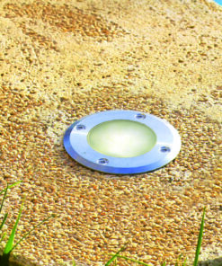 Lutec Berlin Χωνευτό Φωτιστικό Κήπου 1xGu10 Inox IP67 – 7700511012