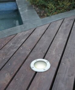 Lutec Berlin Χωνευτό Φωτιστικό Κήπου 1xGu10 Inox IP67 – 7700511012