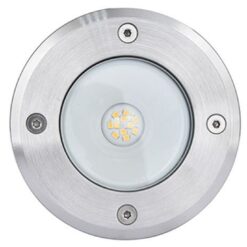 Lutec Cydops Χωνευτό Φωτιστικό Κήπου Recessed Inox W/1.5M Wire LED 6,8 W 580lm 4000K IP67 – 7704216012
