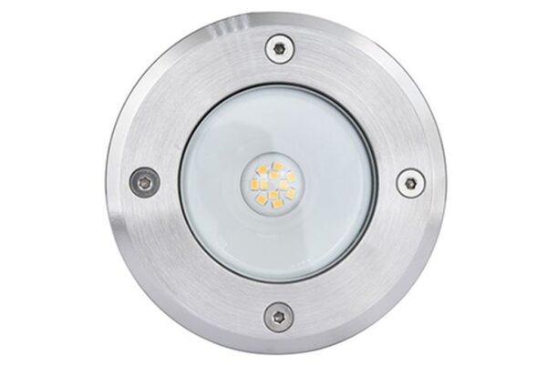 Lutec Cydops Χωνευτό Φωτιστικό Κήπου Recessed Inox W/1.5M Wire LED 6,8 W 580lm 4000K IP67 - 7704216012