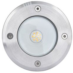 Lutec Cydops Χωνευτό Σποτ Κήπου Led Recessed Inox LED 6,8W 580lm 4000K IP67 – 7704223012