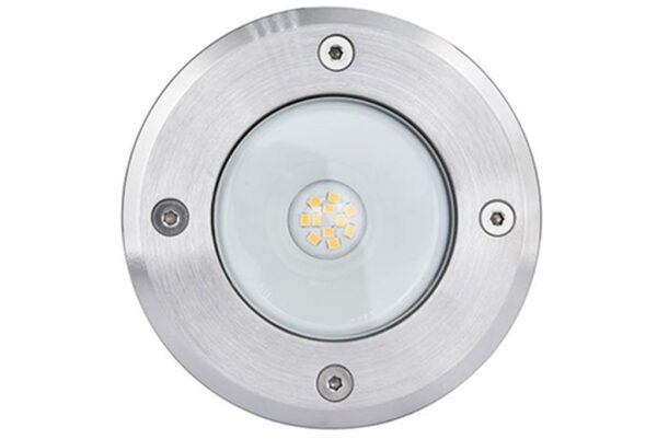 Lutec Cydops Χωνευτό Σποτ Κήπου Led Recessed Inox LED 6,8W 580lm 4000K IP67  - 7704223012