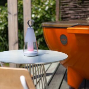 Lutec Pepper Επιτραπέζιο Φορητό Φωτιστικό Led με Αποκρυσμένη Λειτουργία Connect Λευκού Χρώματος LED 200lm 2700-6500K&RGB IP54 – 8500102331