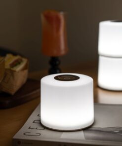 Lutec Noma Επιτραπέζιο Φορητό Φωτιστικό Λευκού Χρώματος LED Dimmable 120lm 2700-6500K RGB IP44 Τηλεχειριστήριο USB Φόρτιση – 8506201331