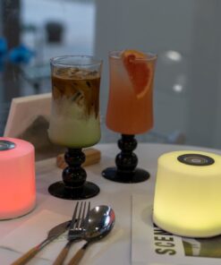 Lutec Noma Επιτραπέζιο Φορητό Φωτιστικό Λευκού Χρώματος LED Dimmable 120lm 2700-6500K RGB IP44 Τηλεχειριστήριο USB Φόρτιση – 8506201331