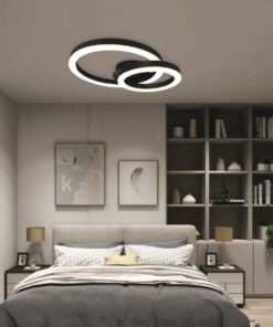 LED φωτιστικό οροφής Designer 20W 3000Κ θερμό λευκό με μαύρο σώμα V-TAC – 7000