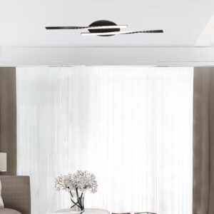 LED Φωτιστικό Οροφής 12W Μαύρο V-TAC 1280lm Θερμό Λευκό 3000K – 7001