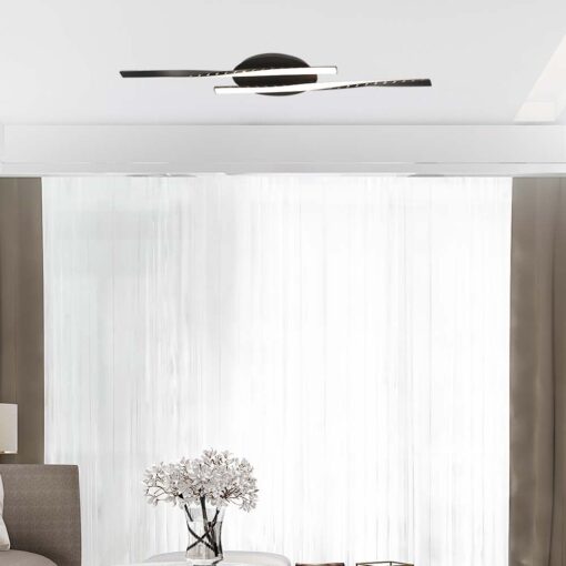 LED Φωτιστικό Οροφής 12W Μαύρο V-TAC 1280lm Θερμό Λευκό 3000K – 7001