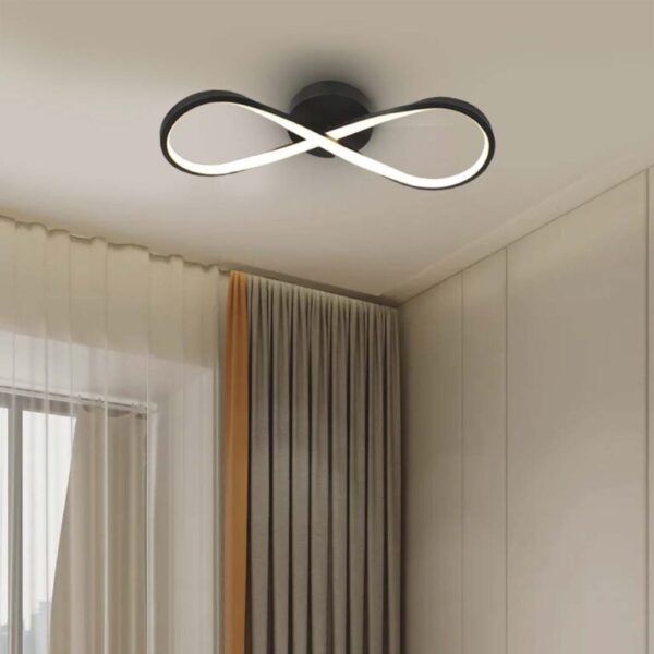 LED φωτιστικό οροφής Designer 24W 3000Κ θερμό λευκό με μαύρο σώμα V-TAC – 7002