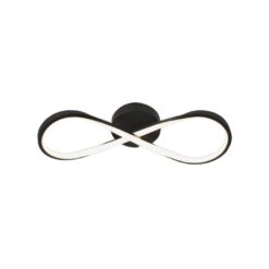 LED φωτιστικό οροφής Designer 24W 3000Κ θερμό λευκό με μαύρο σώμα V-TAC – 7002