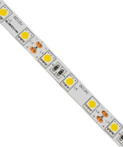 GloboStar® 70022 Ταινία LED SMD 5050 5m 14.4W/m 60LED/m 1584lm/m 120° DC 12V IP20 Θερμό Λευκό 3000K – 5 Χρόνια Εγγύηση