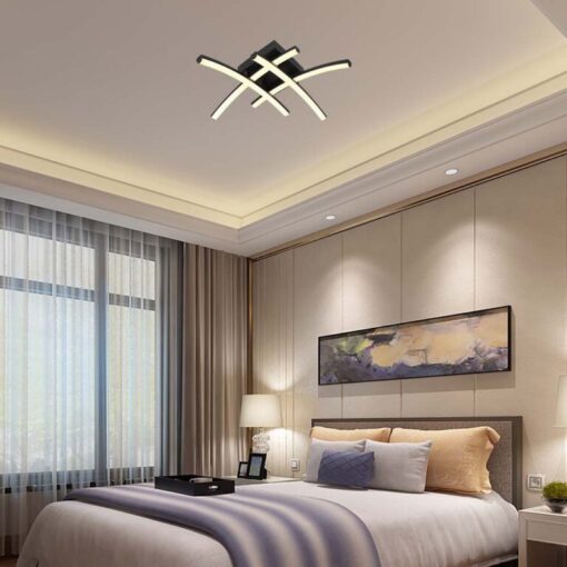 LED φωτιστικό οροφής Designer 24W 3000Κ θερμό λευκό με μαύρο σώμα V-TAC – 7003