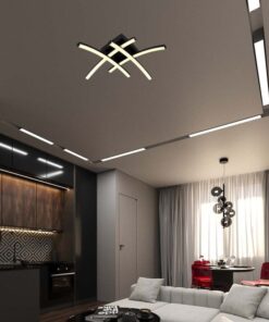 LED φωτιστικό οροφής Designer 24W 3000Κ θερμό λευκό με μαύρο σώμα V-TAC – 7003
