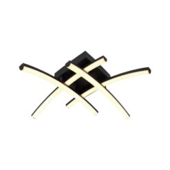 LED φωτιστικό οροφής Designer 24W 3000Κ θερμό λευκό με μαύρο σώμα V-TAC – 7003