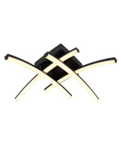 LED φωτιστικό οροφής Designer 24W 3000Κ θερμό λευκό με μαύρο σώμα V-TAC – 7003