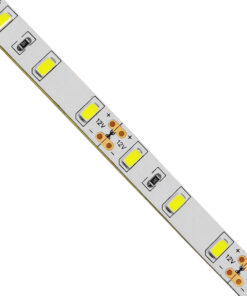 GloboStar® 70030 Ταινία LED SMD 5730 5m 20W/m 60LED/m 2600lm/m 120° DC 12V IP20 Ψυχρό Λευκό 6000K – 5 Χρόνια Εγγύηση
